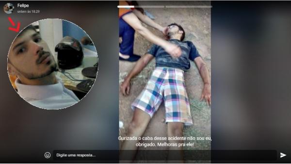 Filho de comunicador tranquiliza amigos ap&oacute;s suposto acidente: 
