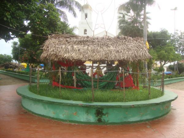 Presepio  na p&ccedil;a de S&atilde;o Gon&ccedil;alo(Imagem:reda&ccedil;ao)