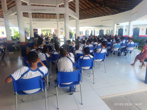 Palestra no Col&eacute;gio Militar Tiradentes refor&ccedil;a conscientiza&ccedil;&atilde;o no tr&acirc;nsito durante o Maio Amarelo(Imagem:FlorianoNews)