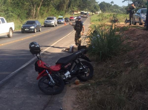 Colisão entre ônibus e moto deixa um homem morto na BR-343, em Teresina