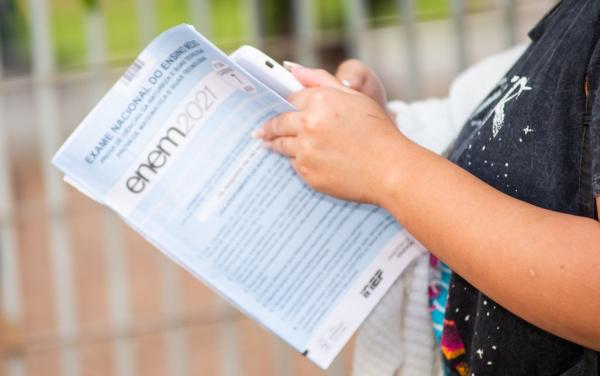 O Instituto Nacional de Estudos e Pesquisas Educacionais Anísio Teixeira (Inep), responsável pelo exame, não divulgou o total de inscritos para esta edição. A entidade não informo(Imagem:Reprodução)