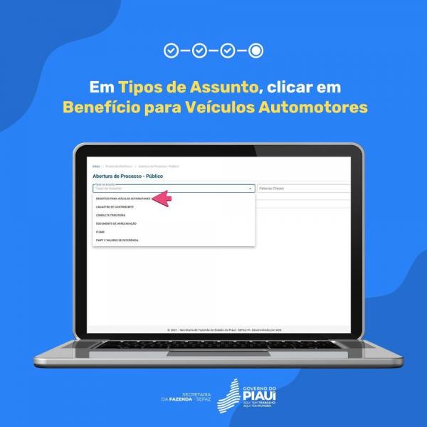 Solicitação de isenção do IPVA 2025 pode ser realizada no site da Sefaz-PI(Imagem:Divulgação)