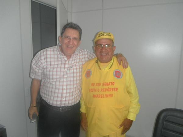 Benedito Portela Leal e Rep&oacute;rter Amarelinho(Imagem:FlorianoNews)