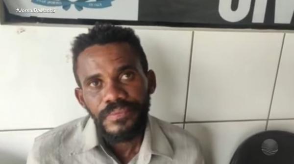 Polícia Militar conduz homem acusado de violência contra a mãe em Floriano