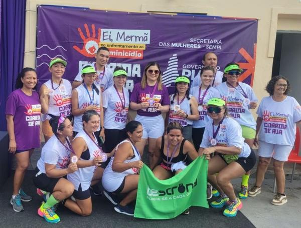 Primeira Corrida contra o Feminic&iacute;dio de Brasileira re&uacute;ne mais de 500 participantes.(Imagem:Divulga&ccedil;&atilde;o)