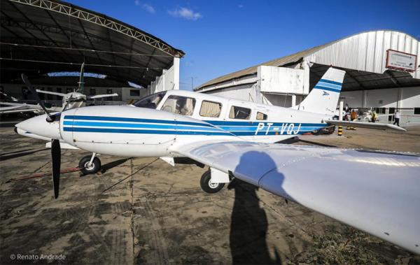 Samu Aéreo faz milésimo voo no Piauí e transporta idosa de 65 anos