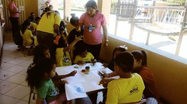 SESC Floriano realiza atividades do Projeto Brincando nas Férias 2018.(Imagem:FlorianoNews)