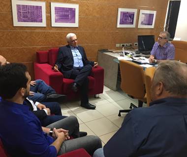 Themístocles Filho tem encontro com João Vicente Claudino