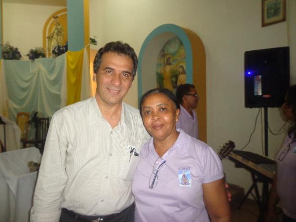 Prociss&atilde;o encerrou festejo de Nossa Senhora das Merc&ecirc;s em Floriano.(Imagem:FlorianoNews)