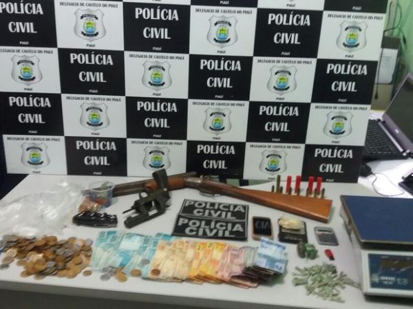 Operação Marvão prende cinco por tráfico de drogas em Castelo do Piauí
