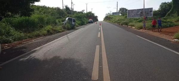 Motociclista morre ao ser atingido por carro na BR-316, em Campo Grande do Piauí