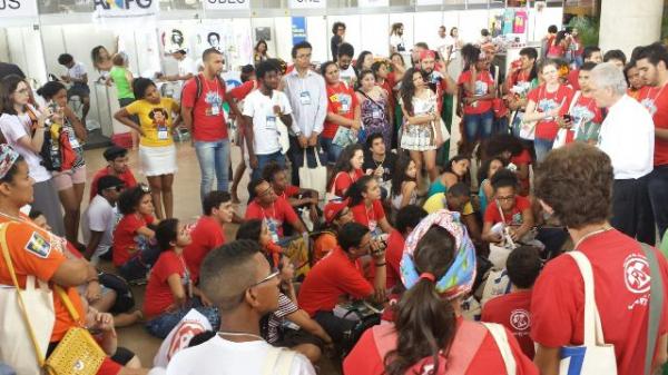 Florianense participa da 3&ordm; Confer&ecirc;ncia Nacional de Juventude? em Bras&iacute;lia.(Imagem:Arquivo pessoal)