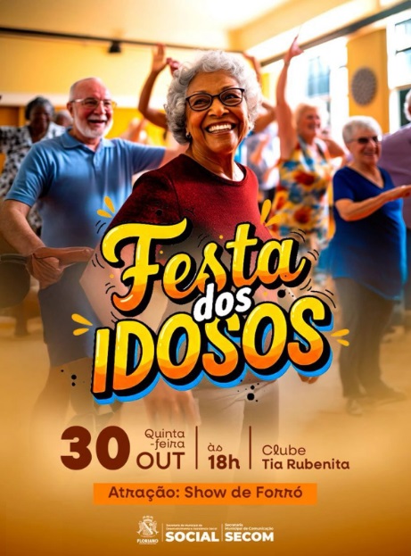 Floriano celebra o mês do idoso com festa especial promovida pela Secretaria de Assistência Social
