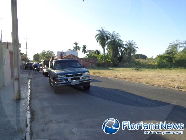 Carreata e prociss&atilde;o marcam encerramento dos festejos de S&atilde;o Crist&oacute;v&atilde;o em Floriano.(Imagem:FlorianoNews)