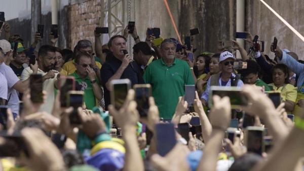 Bolsonaro ataca Lula em comício no Pará