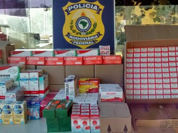 PRF recolhe quase 200 remédios transportados irregularmente em Floriano