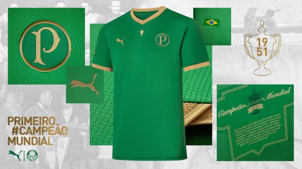 Palmeiras apresenta camisa comemorativa aos 70 anos da conquista do Mundial Interclubes