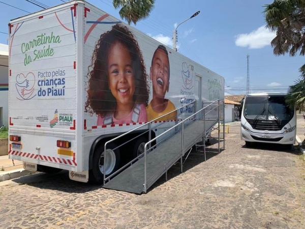 Carretinha da Saúde leva atendimento especializado para quase 10 mil crianças em 2023