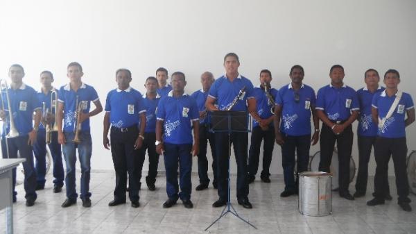 Prefeito Gilberto Júnior entrega a sede da Banda do Município.(Imagem:FlorianoNews)