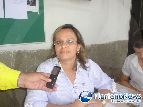 Kal&iacute;up Marques, Coordenadora de Imuniza&ccedil;&atilde;o da Secretaria Municipal de Sa&uacute;de.(Imagem:FlorianoNews)