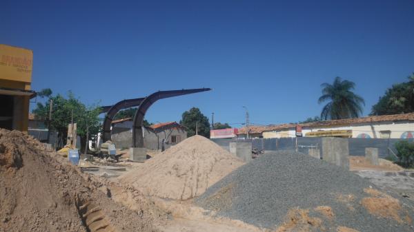 Obras do Mercado do Cruzeiro est&atilde;o em pleno andamento.(Imagem:FlorianoNews)