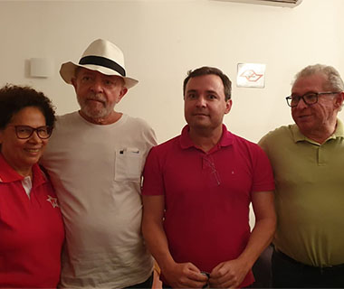 Lula garante que estará no palanque de Fábio Novo e deve vir ao Piauí dia 08