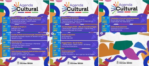 Agenda Cultural: Floriano se prepara para um fim de semana repleto de energia e muita divers&atilde;o(Imagem:Reprodu&ccedil;&atilde;o/Instagram)