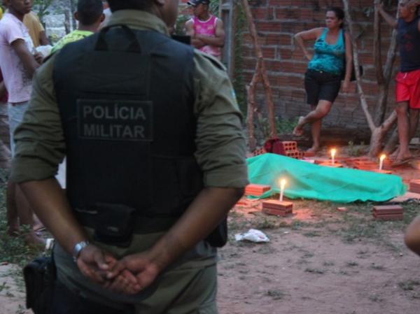 Crime aconteceu no povoado Lagoa dos Afonsinhos(Imagem:Renan Morais/G1)