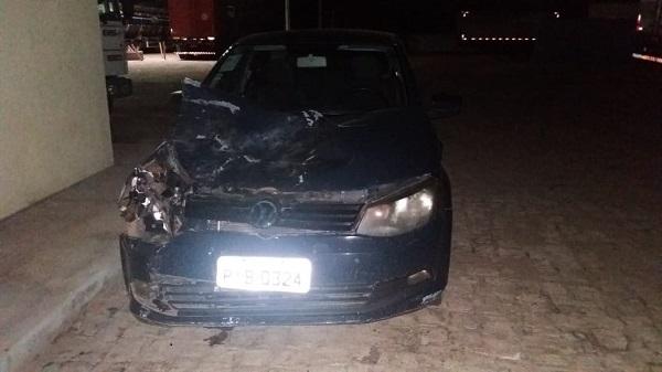 Animal na estrada provoca acidente de trânsito na Rodovia BR-230