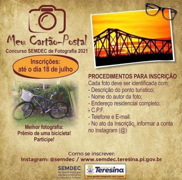 Inscrições para concurso de fotografia encerram neste domingo (18)