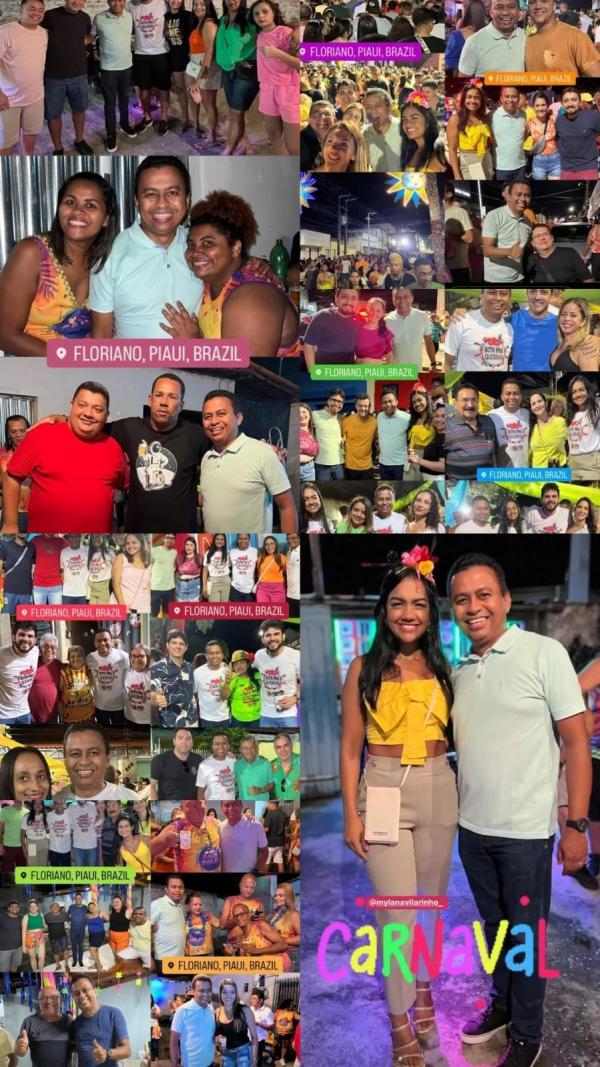 Deputado Francisco Costa curte carnaval em Floriano(Imagem:Reprodu&ccedil;&atilde;o/Instagram)