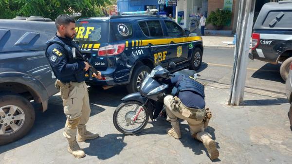 Moto adulterada é apreendida pela PRF em Floriano