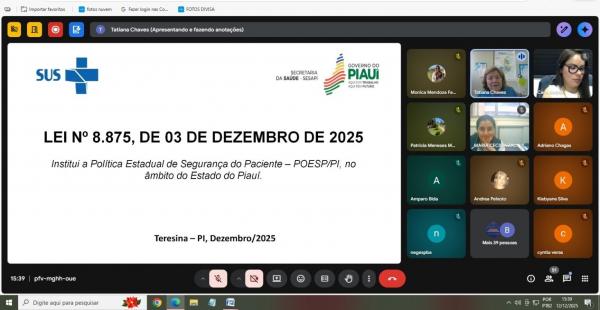 O Piauí avança como referência nacional ao assumir o protagonismo na institucionalização da segurança do paciente como política pública.(Imagem:Reprodução)