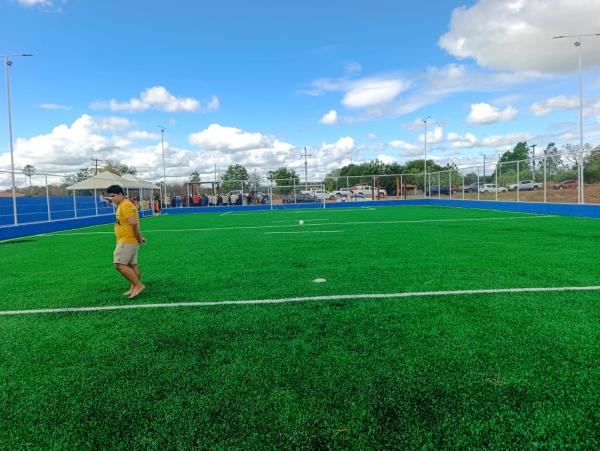 Prefeitura de Barão de Grajaú inaugura Areninha no povoado Bem-Quer e amplia espaços de esporte