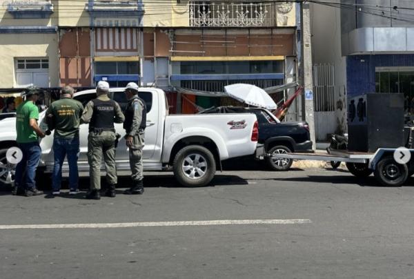  Campanha de Preven&ccedil;&atilde;o e Combate &agrave; Polui&ccedil;&atilde;o Sonora &eacute; iniciada em Floriano com apoio da Pol&iacute;cia Militar.(Imagem:Reprodu&ccedil;&atilde;o/Instagram)