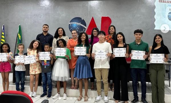 OAB Floriano premia 11 vencedores no 6º Concurso de Desenho Infantojuvenil
