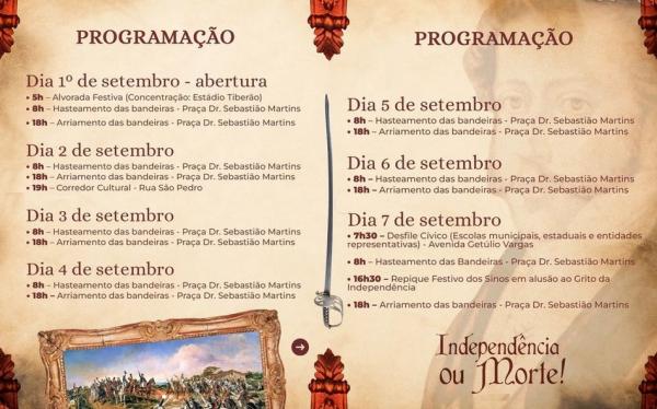 Semana da P&aacute;tria em Floriano(Imagem:Reprodu&ccedil;&atilde;o/Instagram)