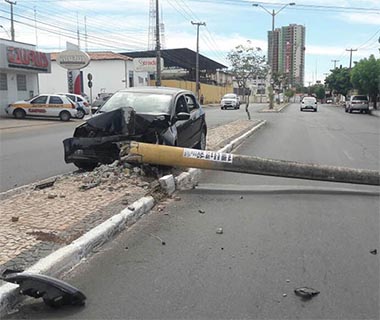Piauí já registrou este ano mais de 1.600 colisões com queda de postes, diz Equatorial