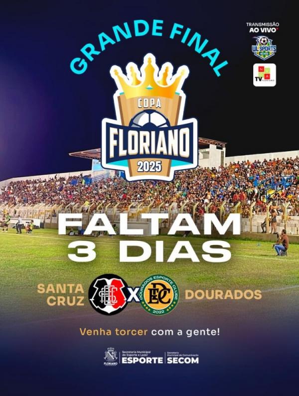 Grande Final da Copa Floriano acontece nesta sexta-feira (05) no Tiberão