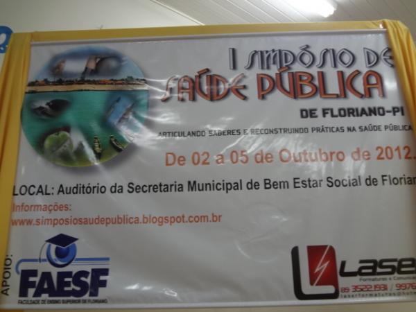 FAESF realiza o I Simpósio de Saúde Pública em Floriano
