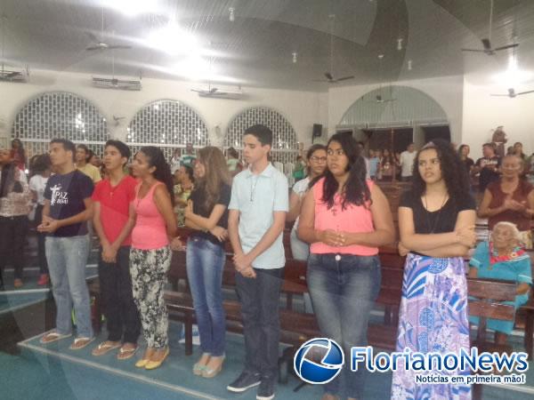 Missa Marca Anivers&aacute;rio da R&aacute;dio Santa Clara.(Imagem:FlorianoNews)