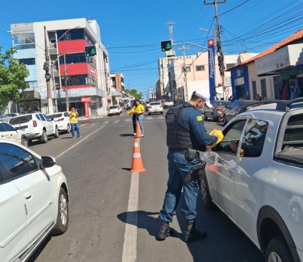 Blitz educativa reforça campanha Maio Amarelo e conscientização no trânsito em Floriano(Imagem:Divulgação)
