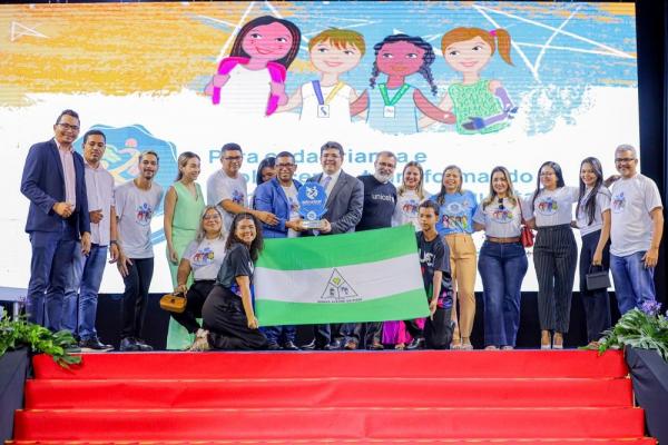 Selo Unicef: Piau&iacute; alcan&ccedil;a maior avan&ccedil;o na &aacute;rea da inf&acirc;ncia e adolesc&ecirc;ncia dos &uacute;ltimos 30 anos.(Imagem:Divulga&ccedil;&atilde;o)