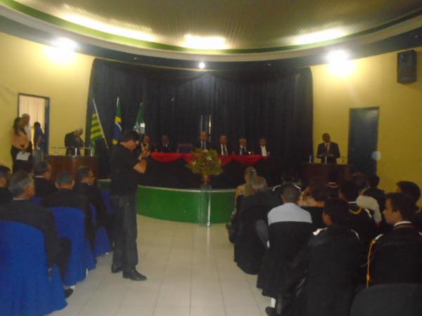 C&acirc;mara de Floriano homenageia Ma&ccedil;onaria em Sess&atilde;o Solene.(Imagem:FlorianoNews)