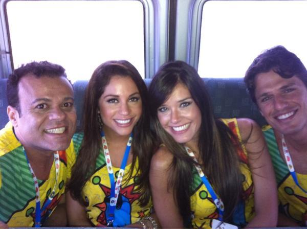Daniel, Maria, Talula e Jo&atilde;o Maur&iacute;cio.(Imagem:Reprodu&ccedil;&atilde;o/Twitter)