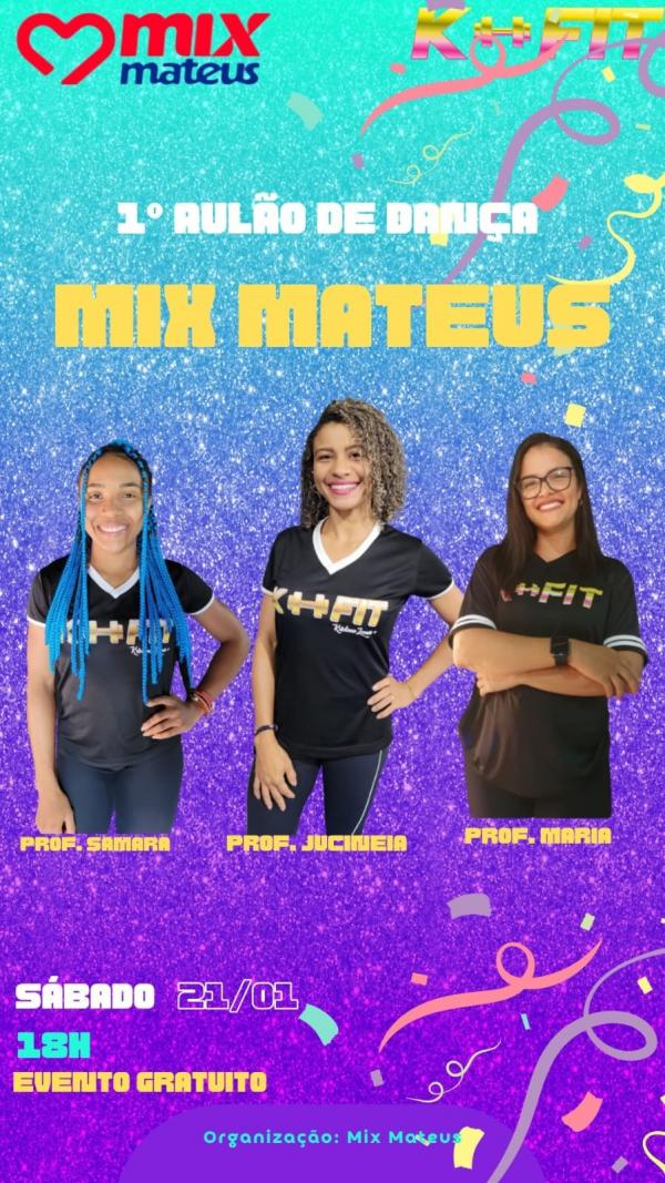 Mix Mateus promove 1º Aulão de dança em parceria com a K-Fit Academias