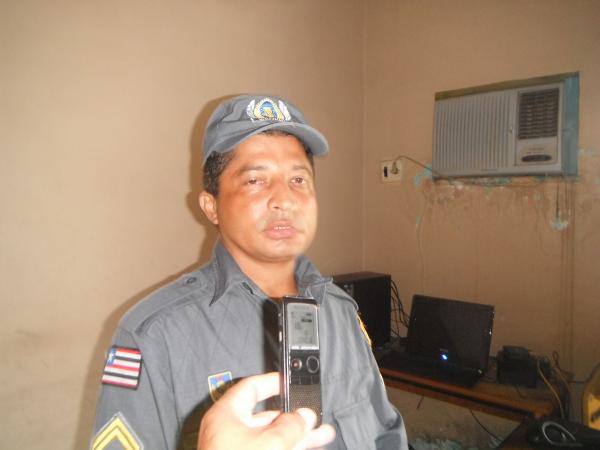 Cabo Alves, Policial Militar de Bar&atilde;o de Graja&uacute;.(Imagem:FlorianoNews)