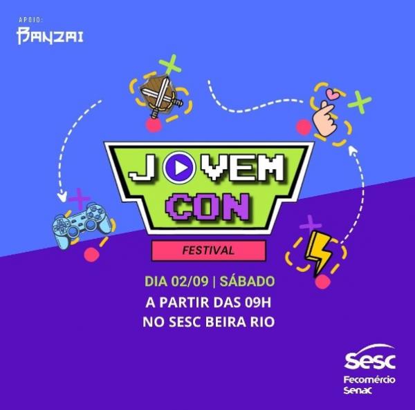 JovemCon acontece dia 02 de setembro no Sesc Beira Rio(Imagem:Reprodu&ccedil;&atilde;o/Instagram)