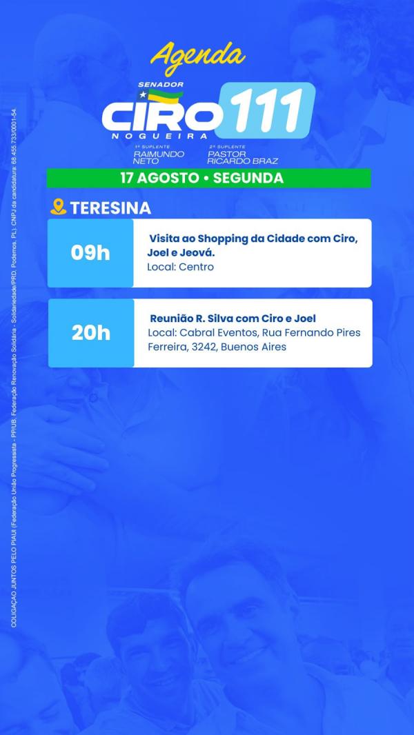 Agenda Ciro(Imagem:Ascom)