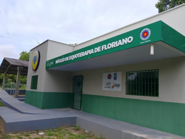 N&uacute;cleo de Equoterapia de Floriano(Imagem: Ascom Seid)